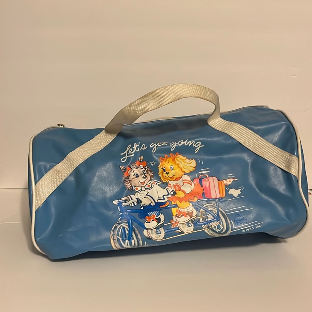 The Get Along Gang Blue duffel.